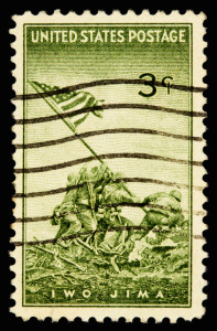 3¢ Iwo Jima stamp