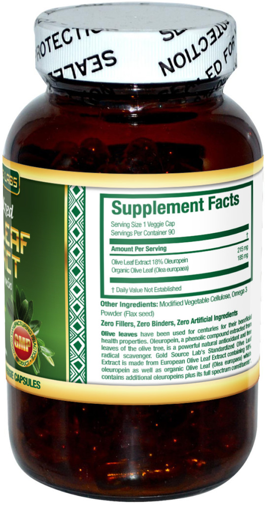 olive leaf extract supplement facts